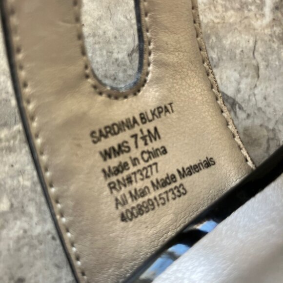 Dana Buchman 7.5M Black Strappy Stiletto Sandals - Picture 6 of 6